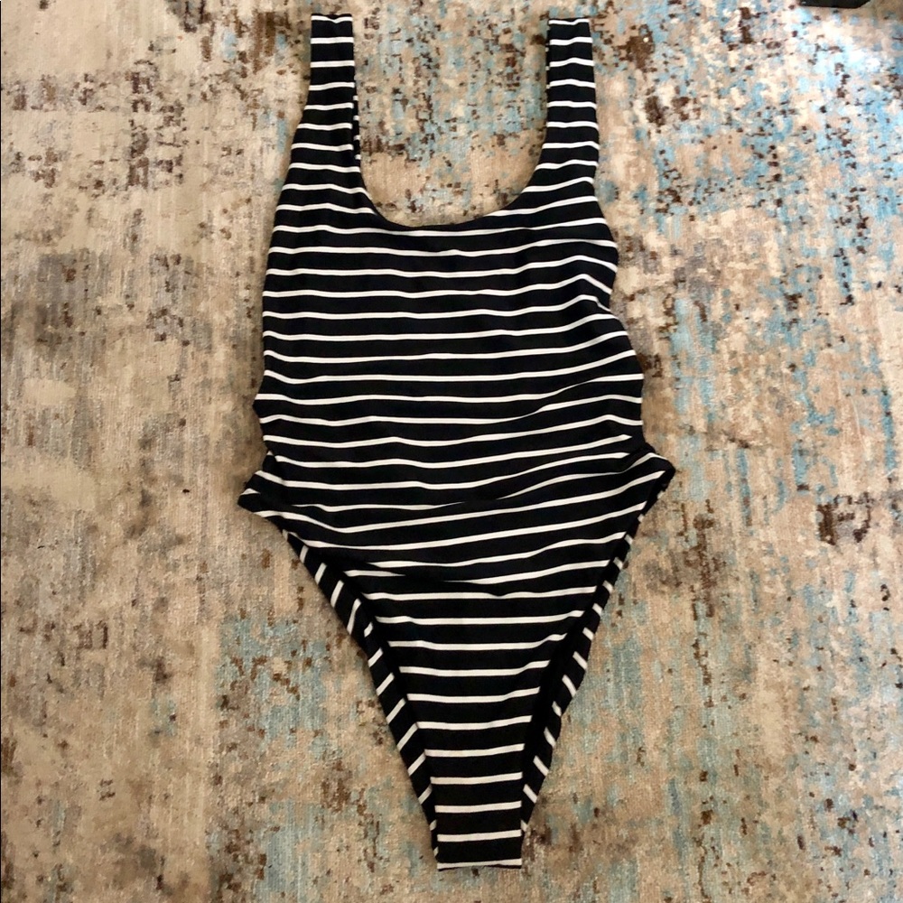 AEO American Eagle striped one piece, size small